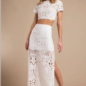 Brand new beautiful embroidered two piece set